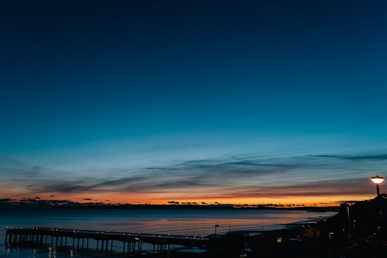Dorset Portrait Photographer Bournemouth boscombe pier sunset