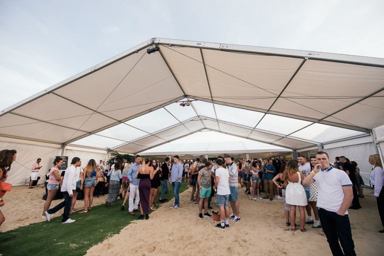 sandbanks beach polo arena area