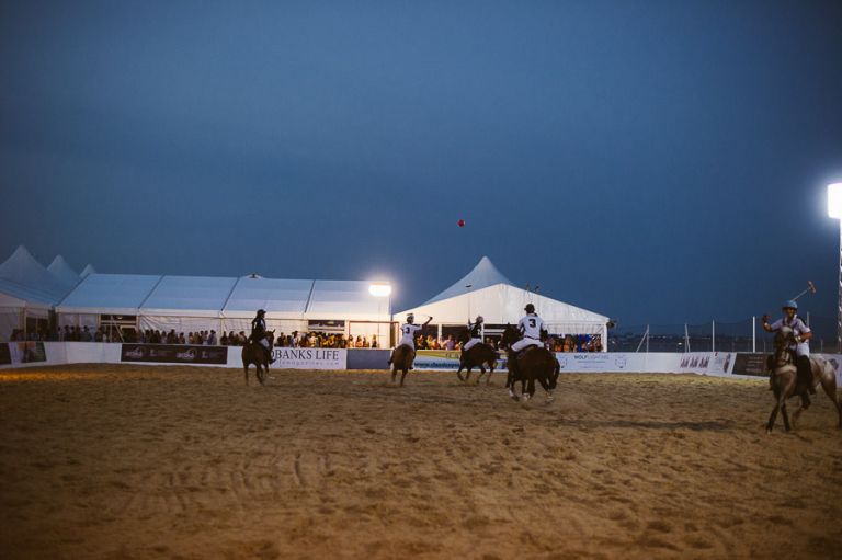 sandbanks beach polo horse action 4