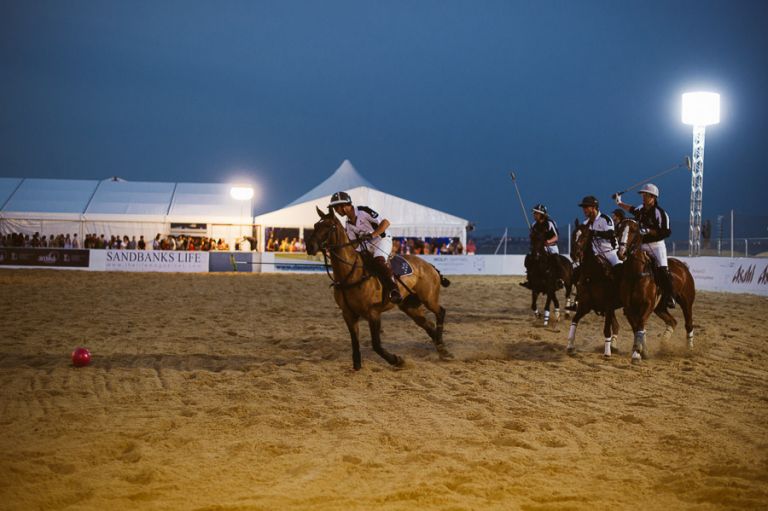 sandbanks beach polo horse action 6